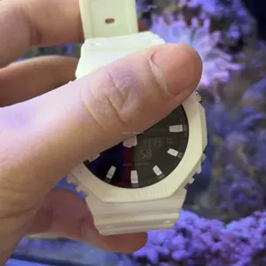 Relógio esportivo série G, pulseira de choque para Ga2100 Ga5600 Gm2100 Ga110 relógios masculinos, preto e branco
