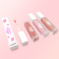 Gloss à lèvres de haute qualité avec logo personnalisable, gloss à lèvres liquide imperméable, baume à lèvres végétalien, design tendance, gloss à lèvres de marque privée