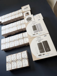 Serrure intelligente <span class=keywords><strong>Aqara</strong></span> UWB avec lecteur d'empreintes digitales, couleur argent, batterie rechargeable, compatible <span class=keywords><strong>HomeKit</strong></span>/Alexa/Home Assistant - Product Image 3