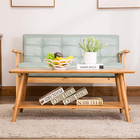 Mobilier de salon moderne en bambou table TV canapé bureau table basse avec centre latéral design pour usage domestique