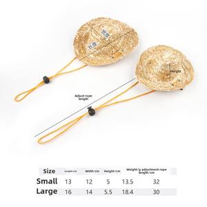 Bestseller Verão Pequeno Cão e Gato Chapéu de Sol <span class=keywords><strong>Top</strong></span> Pick <span class=keywords><strong>Pet</strong></span> Vestuário Acessório para Gatos e Cães Pequenos - Product Image 6