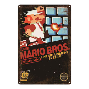 Plaque murale en étain personnalisée imprimée 20*30cm, <span class=keywords><strong>affiche</strong></span> métallique vintage rectangulaire, finition rouillée peinte - Product Image 5