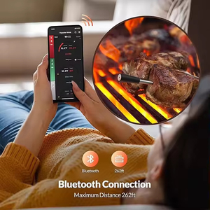 Termómetro Inteligente Inalámbrico Magnético Bluetooth para Carne, Modelo 2026, de Acero Inoxidable 304, con 48 Horas de Duración de Batería e Impermeabilidad IP68 - Product Image 2