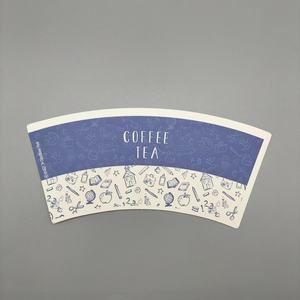 Vaso de cartón con revestimiento de PE de doble cara, apto para uso alimentario, impreso con flexografía, modelo para bebidas y aperitivos, para envolver, al por mayor - Product Image 2