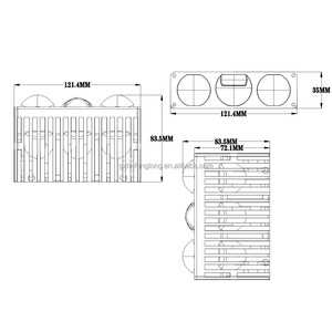 ไฟสปอร์ตไลท์ LED 3 เลนส์ รุ่นใหม่ <span class=keywords><strong>U89</strong></span> 180W ปี 2026 สำหรับติดตั้งกระจังหน้ารถยนต์ มอเตอร์ไซค์ รถออฟโรด รถบรรทุก และรถ SUV - Product Image 4