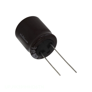 ตัวเก็บประจุแบบมีรู UPJ1K391MHD6TN 390 uF 20% 80V ตัวเก็บประจุแบบมีรัศมี th 390 uF - Product Image 1