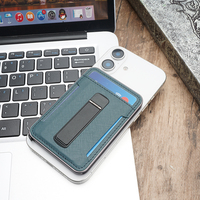 Dompet Pria Kulit Asli Crazy Horse Full Grain Anti RFID dengan Mekanisme Pop Up Otomatis Berbahan Aluminium