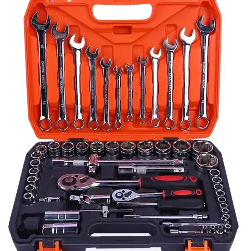 61 Pieces High Quality Mechanical Auto Repair Socket Wrench Tool Kit Set