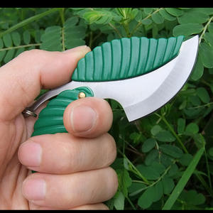 Açık EDC paslanmaz çelik <span class=keywords><strong>Mini</strong></span> anahtarlık kolye taşınabilir çok fonksiyonlu aracı katlanır bıçak 50mm bıçak plastik saplı özel - Product Image 3