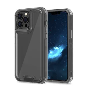 For Phone Transparent Shockproof Protective Phone Cases For IPhone 13 Pro Max Released 2021 Full Body Designed Clear Triple Case