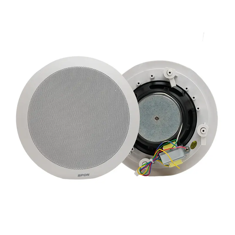 6 Watt 100 Volt In Muur Full Range Plafond Pa Speaker Voor Omroepsysteem