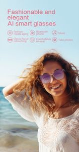 Gafas <span class=keywords><strong>de</strong></span> Sol Inteligentes para Mujer AFAVPRO, Protección UV400, Diseño <span class=keywords><strong>de</strong></span> Ojo <span class=keywords><strong>de</strong></span> Gato, Resistentes al Agua IPX-4, Control Táctil, Asistente <span class=keywords><strong>de</strong></span> IA - Product Image 6