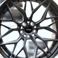 Jantes forgées concaves HTOR personnalisées de 17 à 18 pouces 5x114.3 5x135, finition gris poli, compatibles avec ES NX RX CR-V Telluride Navigator Blackwood