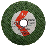 Disque de coupe en acier métallique de type plat T41 de 4 pouces 100x3x16 mm à liaison résineuse OEM Abrasif à liaison résineuse