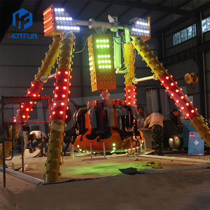 Trung Quốc Giá Rẻ Sản Xuất Công Viên Giải Trí Kiddie Rides 6 Ghế Trẻ Em Trò Chơi Mini Đu Con Lắc Bay Frisbee Để Bán - Product Image 5