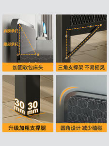 Drap pliant <span class=keywords><strong>lit</strong></span> simple maison adulte simple <span class=keywords><strong>lit</strong></span> double pause déjeuner <span class=keywords><strong>lit</strong></span> dur pour économiser de l'espace - Product Image 3