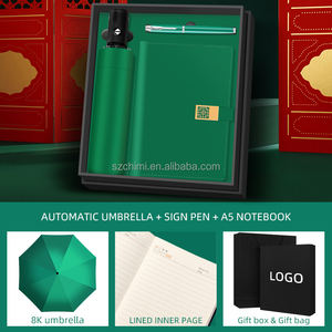 Juego de regalo de negocios, paraguas y cuaderno, letrero de metal, <span class=keywords><strong>agenda</strong></span>, kit de regalo, kit de bienvenida, Oficina - Product Image 2