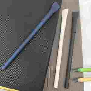 Stylo publicitaire en papier kraft recyclable personnalisé, stylo à bille en carton écologique extrêmement économique pour la promotion - Product Image 4