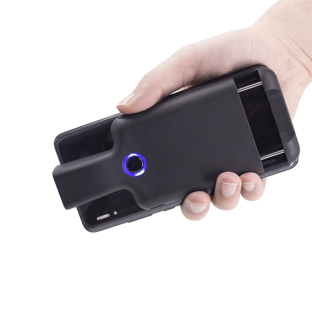 Barcode Scanner Attach to Mobile Phone Wireless Portable Back Clip Barcode Reader Scanner for Smartphone iPhone IOS Android