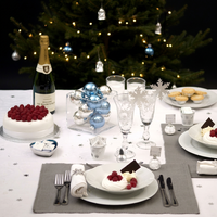 Petite boule de verre soufflé Table de mariage Nom du lieu Porte-carte Décoration de fête Événement et fête Fournitures Écologiques