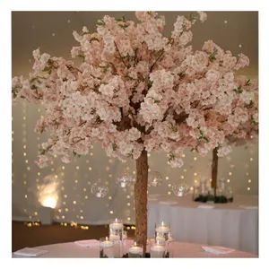 Wedding Table centerpiece Artificial Cherry Tree Weeping Cherry Tree White Cherry Tree for Party Table Center Wedding Decoration