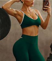 Ensembles de Leggings Personnalisés pour Femmes, Col en V, Effet Push-Up, Tenues de Sport et Yoga pour Pilates, Vêtements de Gym pour Femmes – Vente en Gros