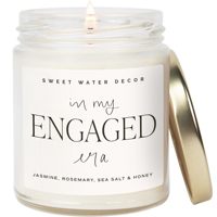 Bougie parfumée pour anniversaire, cadeau pour couple de 1 an, bougie en pot, cadeau romantique pour la première année de mariage, cadeau pour lui ou pour elle, anniversaire