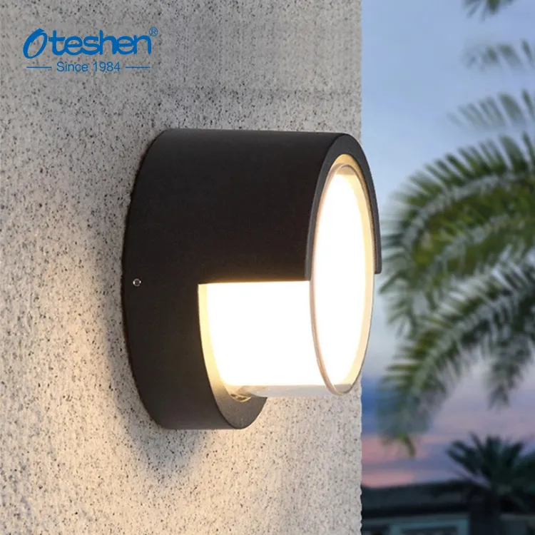 Led Outdoor Wall Light Oteshen Unique Design IP65 Outdoor PC Led Wall Light