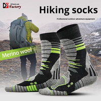 Chaussettes de randonnée en laine mérinos pour hommes et femmes Chaussettes respirantes épaissies chaudes pour sports de plein air d'hiver Chaussettes de ski antibactériennes Vente en gros