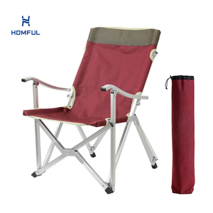 <span class=keywords><strong>Sedia</strong></span> da Campeggio Pieghevole Portatile HOMFUL in Alluminio con Braccioli in Legno, <span class=keywords><strong>Sedia</strong></span> da <span class=keywords><strong>Spiaggia</strong></span> Pieghevole - Product Image 1