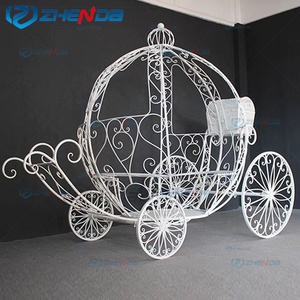 Hot--sell Pumpkin Horse Carts Wedding Electric Royal Carriage for Princess Sightseeing Pumpkin Special Transportation - Product Image 3