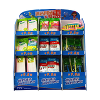 Palette en carton pour l'exposition de produits, présentoir en papier avec palette complète pour l'exposition de produits de nettoyage