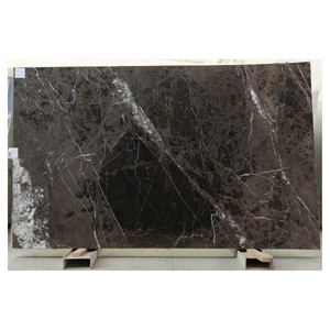 Losa de mármol marrón con vetas blancas Losa grande pulida Bruno Perla Marmor para encimera y Mesa - Product Image 6