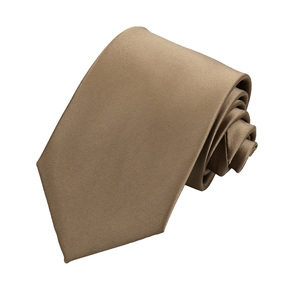 <span class=keywords><strong>Cravate</strong></span> <span class=keywords><strong>Homme</strong></span> Unie Noire <span class=keywords><strong>Beige</strong></span> en Gros 8 cm Microfibre 1200 Aiguilles pour Affaires - Product Image 4