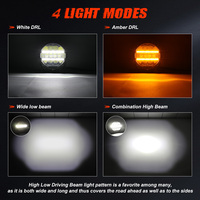 Projecteur LED tout-terrain haute puissance E-Mark pour 4x4, 1250M, rond, 7 pouces, pour camion et véhicule tout-terrain