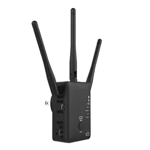 无线750Mbps WiFi信号范围扩展器WiFi信号放大器增强wi-fi增强器802.11N/B/G/AC WIFI中继器