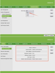 Mới gm220s 2.4G duy nhất ban nhạc 1ge + 3fe Logo tùy biến hỗ trợ xpon epon GPON Modem Router FTTH ONT <span class=keywords><strong>Wifi</strong></span> mạng - Product Image 4