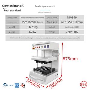 Machine à fabriquer des tartelettes et des biscuits automatiques en acier inoxydable pour pâtisseries, 220V - Product Image 6