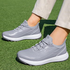 Men's Spikeless Golf Shoes Rubber Outsole Flat Heel Casual Training Shoes Standard Thickness Other Ball Sports - Product Image 2