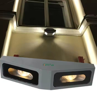 YY-BDW018 Moderne En Aluminium LED Fenêtre Lumière Yuanyeled 10X180 Degrés Couloir Allée Décoratif Spot Lampe Mur Extérieur Lampes