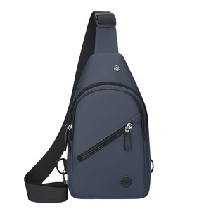 Men's Chest Bag Crossbody Multi Layer Storage Waterproof Travel Commuting Shoulder Bag Solid Color Fashionable Spring 2025 - Product Image 5
