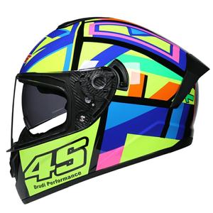 Casque de Motocross entièrement fendu, avec bord rigide, casque de sécurité ABS, avec <span class=keywords><strong>Suspension</strong></span> à 4 points - Product Image 5