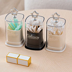 Delicacy Toothpick Holder 6.7x6.7x13.2cm Large Capacity For Home Use - Product Image 2