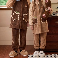 XIXITIAO Pantoufles unisexes en fourrure de chat siamois, design animal mignon, chaudes pour l'hiver, semelle souple en EVA, pantoufles d'intérieur en peluche pour couple