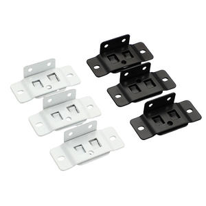 Clips d'angle de fixation en acier laminé à froid deux-en-un pour support de panneaux, renforcement d'armoires, fixation rapide pour panneaux en bois, étanche - Product Image 1