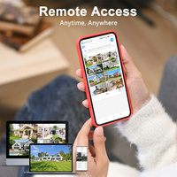 Système de caméra de sécurité 4K avec NVR 36 canaux 12MP, jusqu'à 8 To de disque dur, Plug & Play, application mobile, enregistreur vidéo réseau 6MP 5MP 8MP
