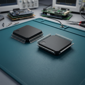Microcontrôleur 32 bits STM32F412RET6, DSP haute performance, FPU, efficacité dynamique, boîtier LQFP-64, 100 MHz - Product Image 2