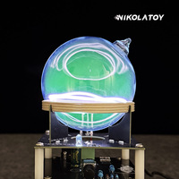 Anneau oscillant Tesla, anneau d'ions 100 mm, bille en plastique à gaz inerte, ornements de bureau, jouets d'expérimentation scientifique pour les jeunes