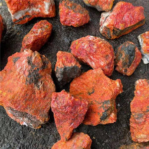 Vendita calda di alta qualità Semi preziose pietre grezze gemma naturale rosso ruvido Realgar <span class=keywords><strong>pietra</strong></span> per la vendita - Product Image 5