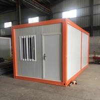 Entrepôt préfabriqué personnalisé en usine à faible coût Entrepôt de stockage isolé préfabriqué Maison conteneur Bureau à plat